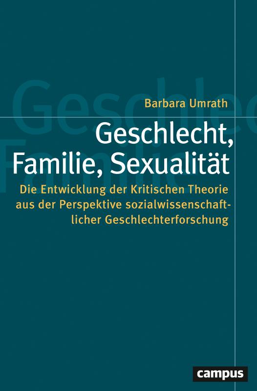 Cover-Bild Geschlecht, Familie, Sexualität