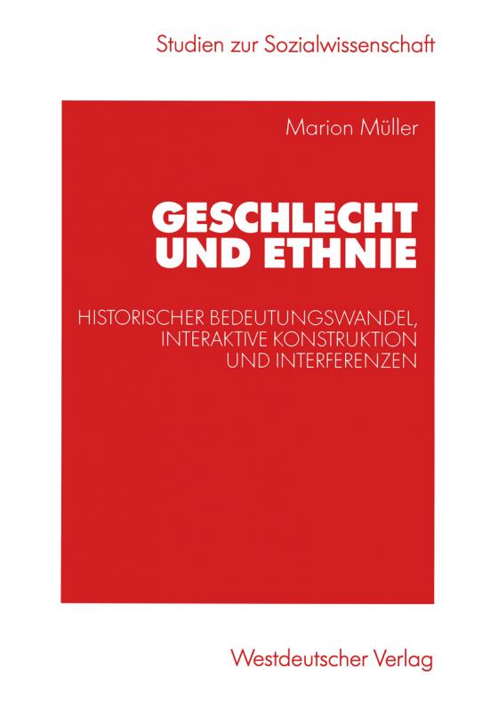 Cover-Bild Geschlecht und Ethnie