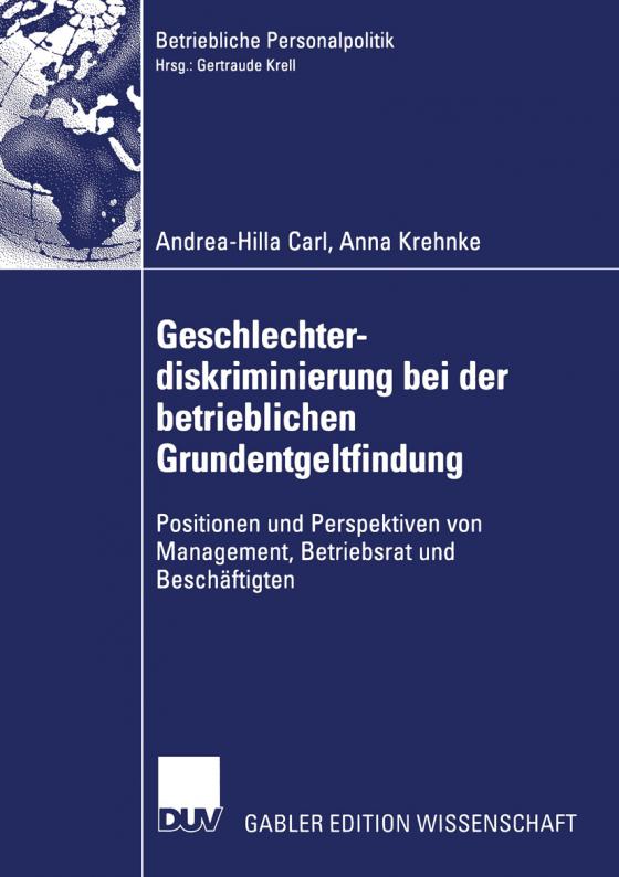 Cover-Bild Geschlechterdiskriminierung bei der betrieblichen Grundentgeltfindung