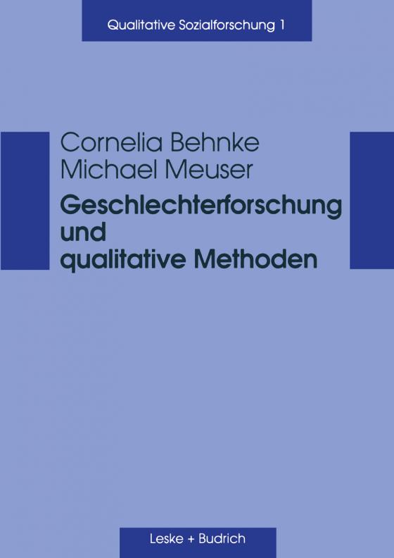 Cover-Bild Geschlechterforschung und qualitative Methoden