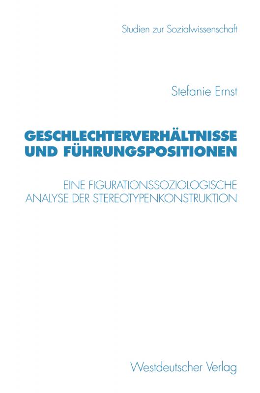 Cover-Bild Geschlechterverhältnisse und Führungspositionen