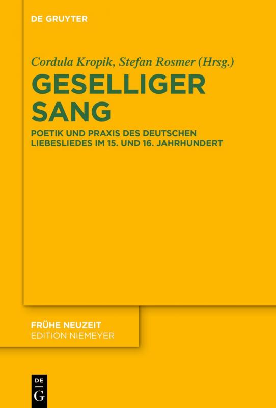 Cover-Bild Geselliger Sang