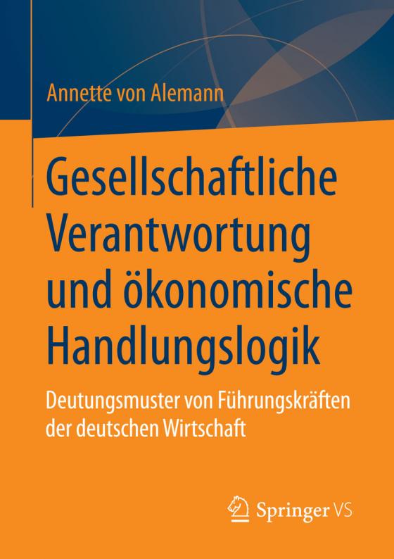 Cover-Bild Gesellschaftliche Verantwortung und ökonomische Handlungslogik