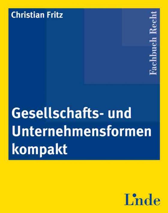 Cover-Bild Gesellschafts- und Unternehmensformen kompakt