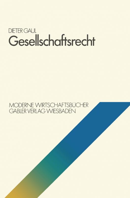 Cover-Bild Gesellschaftsrecht