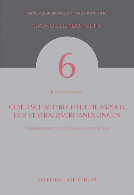 Cover-Bild Gesellschaftsrechtliche Aspekte der Vertragsverhandlungen
