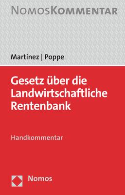 Cover-Bild Gesetz über die Landwirtschaftliche Rentenbank