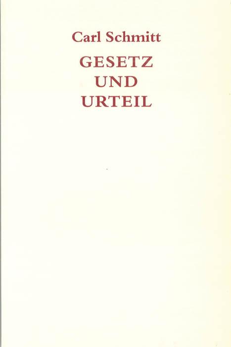 Cover-Bild Gesetz und Urteil