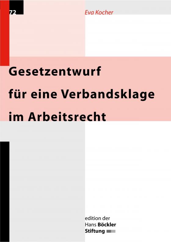 Cover-Bild Gesetzentwurf für eine Verbandsklage im Arbeitsrecht