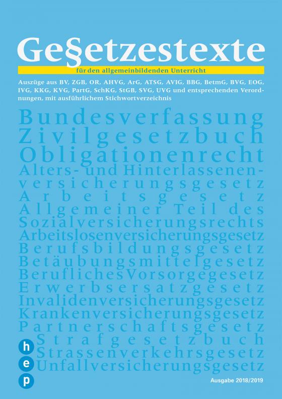 Cover-Bild Gesetzestexte 2018/19