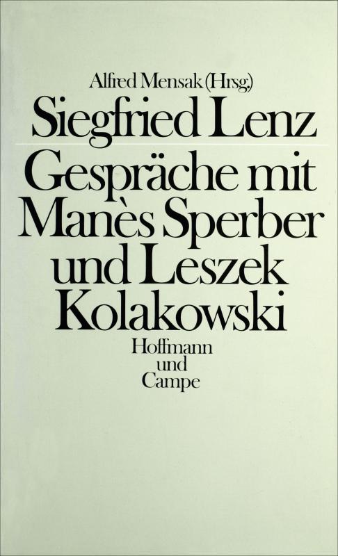 Cover-Bild Gespräche mit Manès Sperber und Leszek Kolakowski