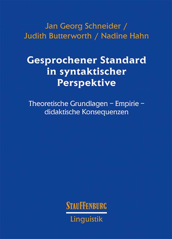 Cover-Bild Gesprochener Standard in syntaktischer Perspektive