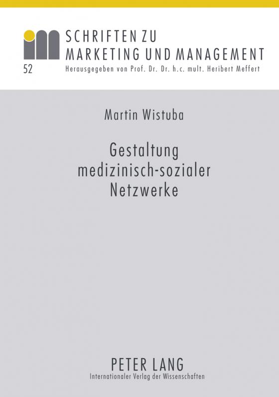 Cover-Bild Gestaltung medizinisch-sozialer Netzwerke