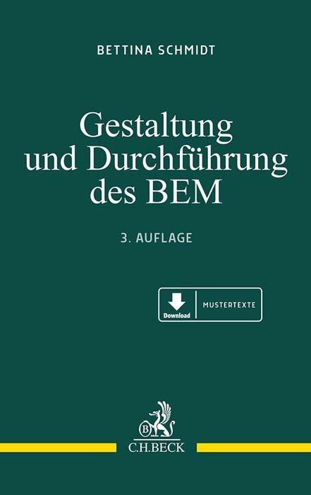 Cover-Bild Gestaltung und Durchführung des BEM