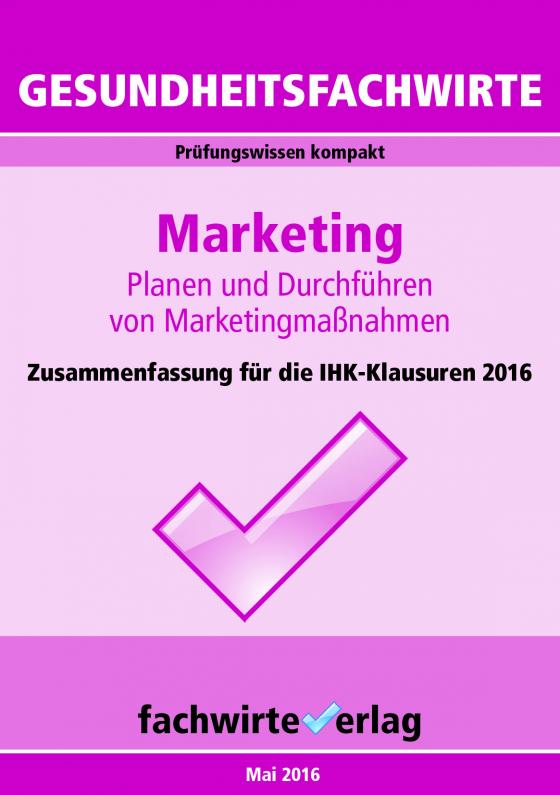 Cover-Bild Gesundheitsfachwirte: Marketing