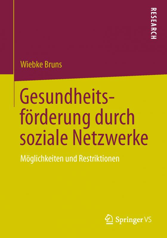 Cover-Bild Gesundheitsförderung durch soziale Netzwerke