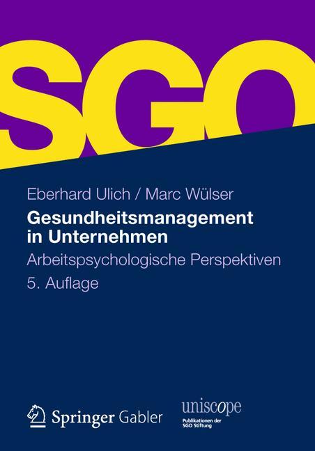 Cover-Bild Gesundheitsmanagement in Unternehmen