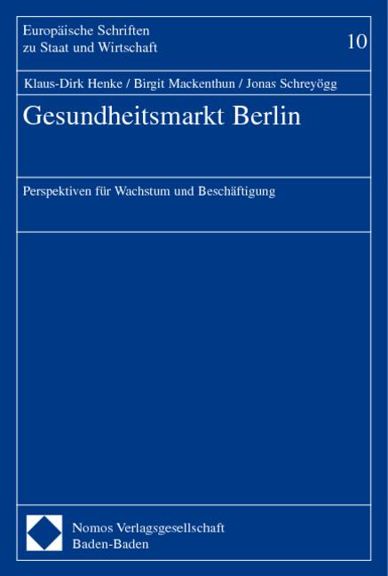 Cover-Bild Gesundheitsmarkt Berlin