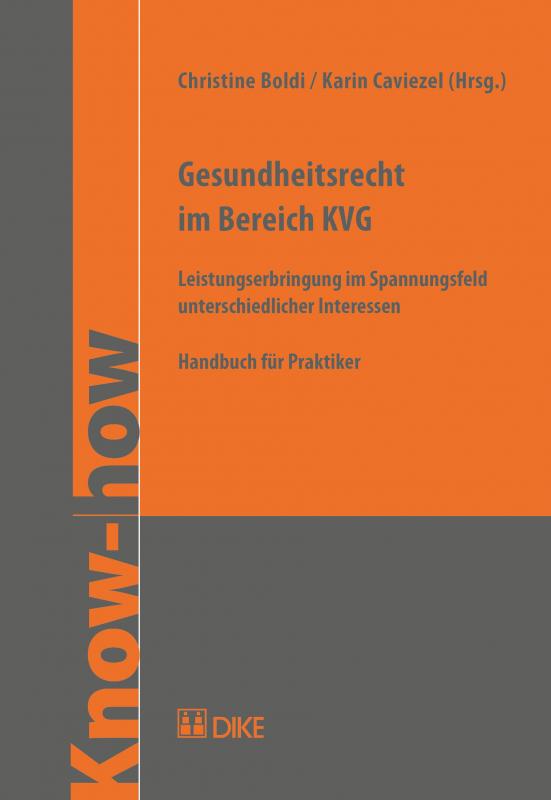 Cover-Bild Gesundheitsrecht im Bereich KVG