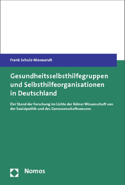 Cover-Bild Gesundheitsselbsthilfegruppen und Selbsthilfeorganisationen in Deutschland