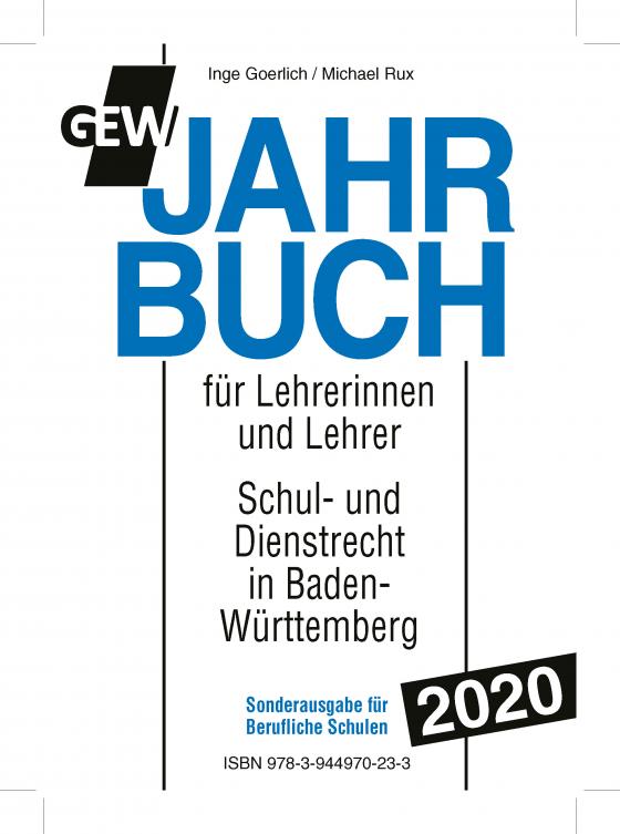 Cover-Bild GEW-Jahrbuch 2020 Berufl. Schulen