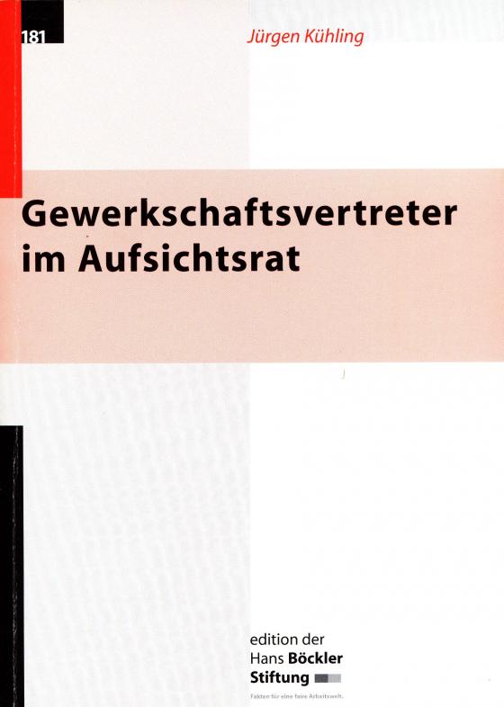 Cover-Bild Gewerkschaftsvertreter im Aufsichtsrat