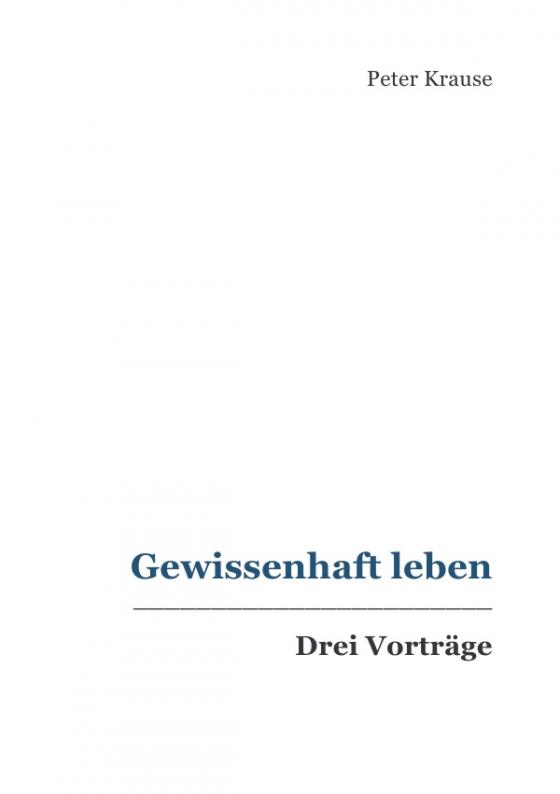 Cover-Bild Gewissenhaft leben