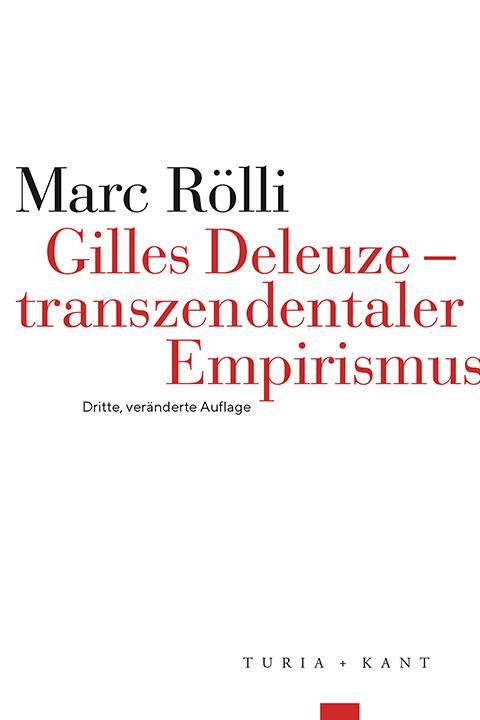 Cover-Bild Gilles Deleuze – Transzendentaler Empirismus