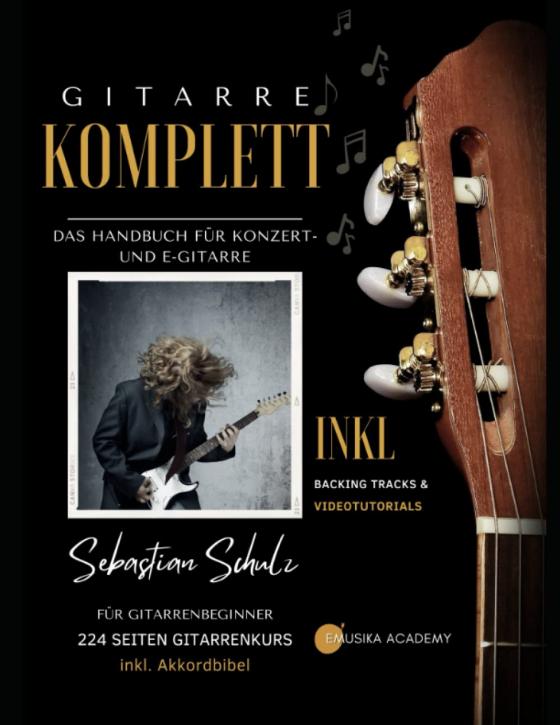 Cover-Bild Gitarre Komplett - Das Handbuch für Konzert- und E-Gitarre