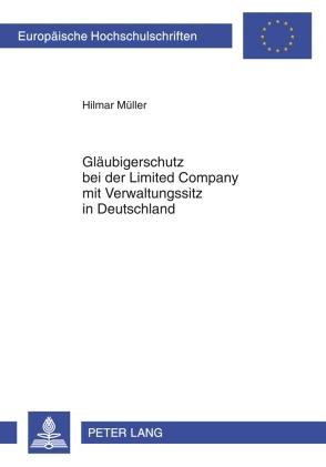 Cover-Bild Gläubigerschutz bei der Limited Company mit Verwaltungssitz in Deutschland