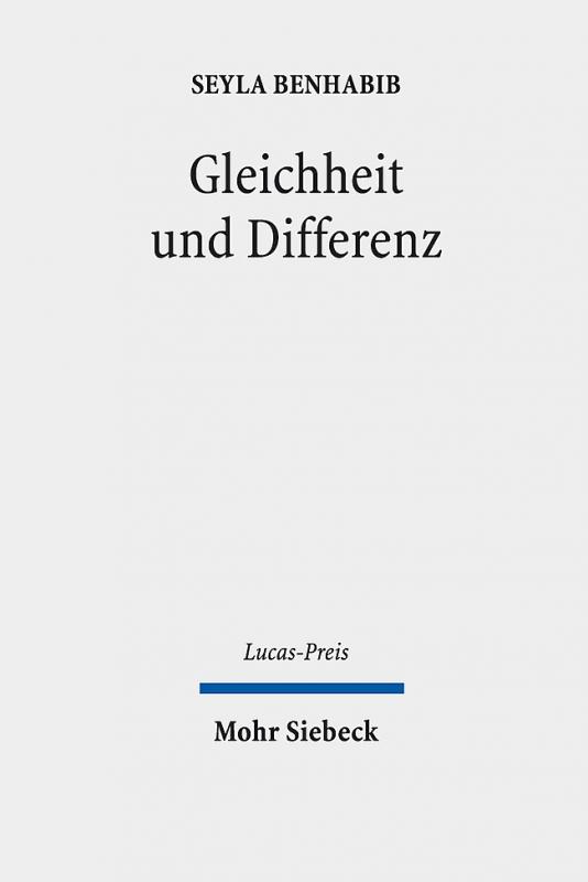 Cover-Bild Gleichheit und Differenz