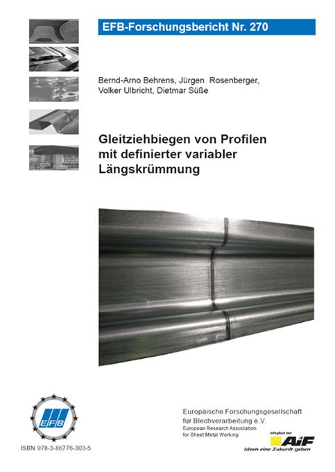 Cover-Bild Gleitziehbiegen von Profilen mit definierter variabler Längskrümmung