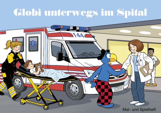 Cover-Bild Globi Malheft unterwegs im Spital