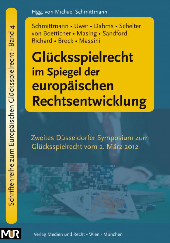 Cover-Bild Glücksspielrecht im Spiegel der europäischen Rechtsentwicklung