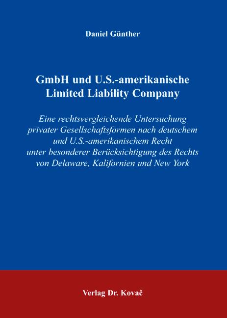 Cover-Bild GmbH und U.S.-amerikanische Limited Liability Company