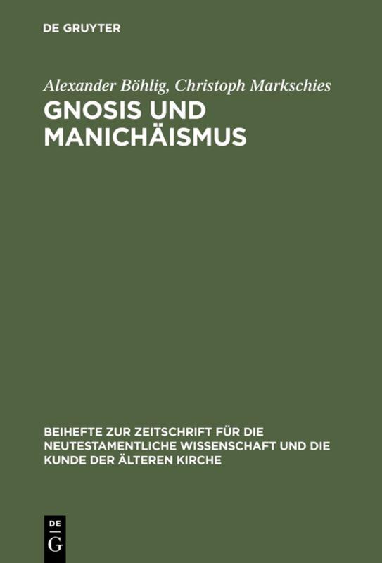 Cover-Bild Gnosis und Manichäismus