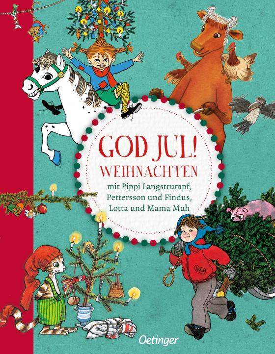 Cover-Bild God Jul! Weihnachten mit Pippi, Pettersson, Lotta und Mama Muh