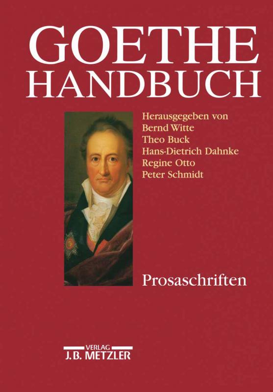 Cover-Bild Goethe-Handbuch