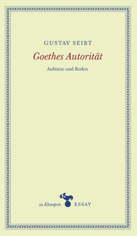 Cover-Bild Goethes Autorität