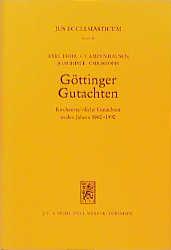 Cover-Bild Göttinger Gutachten I