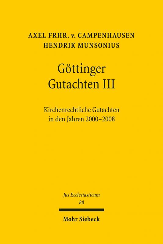 Cover-Bild Göttinger Gutachten III