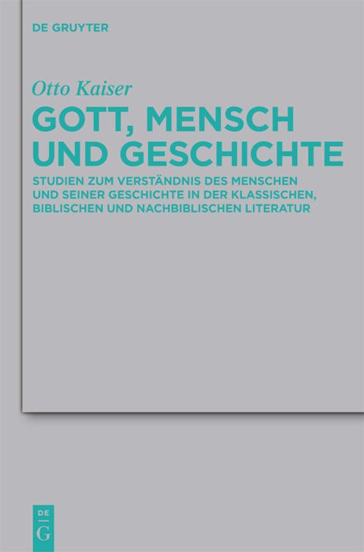 Cover-Bild Gott, Mensch und Geschichte