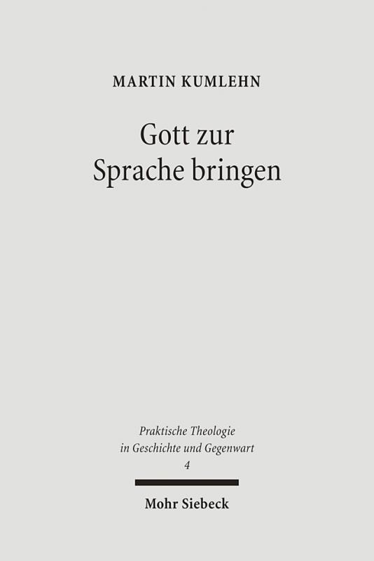 Cover-Bild Gott zur Sprache bringen