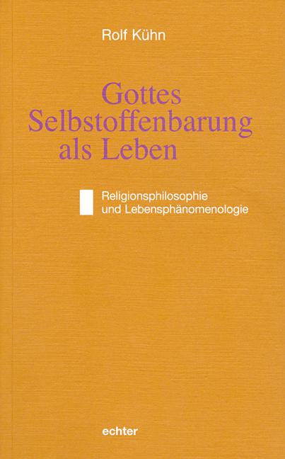 Cover-Bild Gottes Selbstoffenbarung als Leben