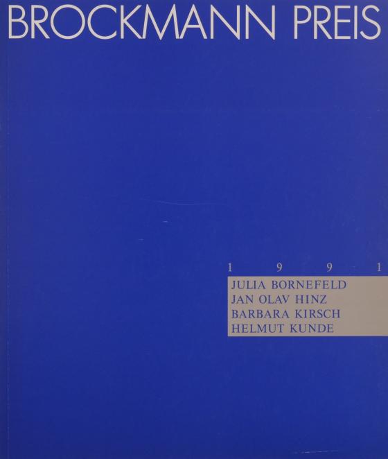 Cover-Bild Gottfried-Brockmann-Preis