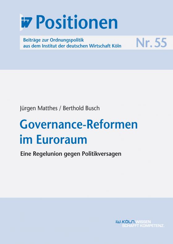 Cover-Bild Governance-Reformen im Euroraum