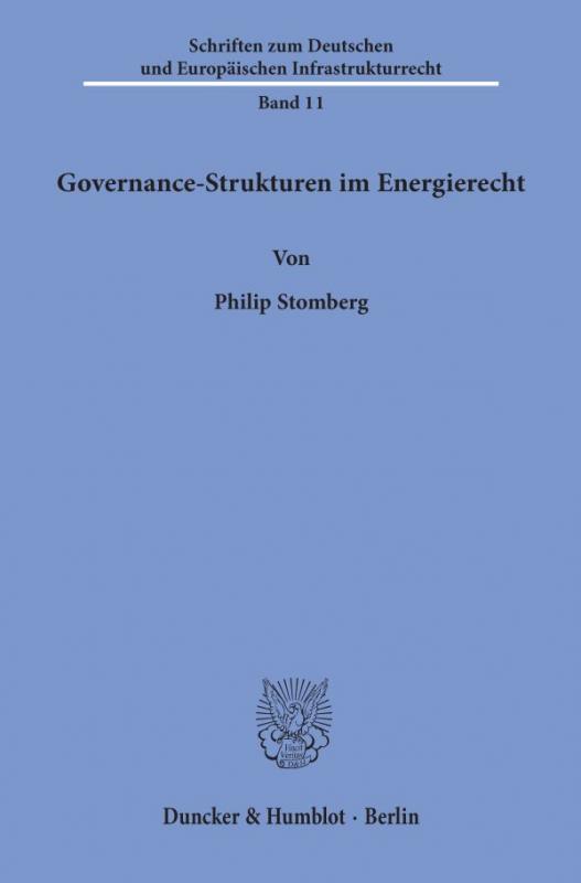 Cover-Bild Governance-Strukturen im Energierecht.