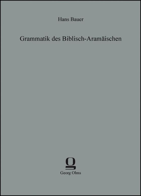 Cover-Bild Grammatik des Biblisch-Aramäischen