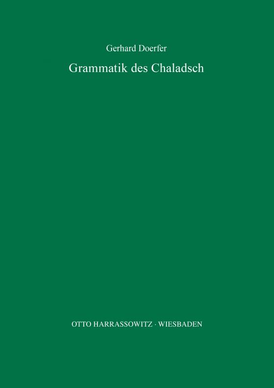 Cover-Bild Grammatik des Chaladsch