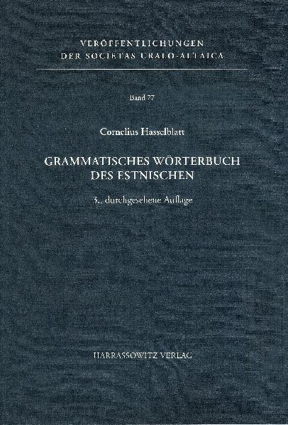 Cover-Bild Grammatisches Wörterbuch des Estnischen